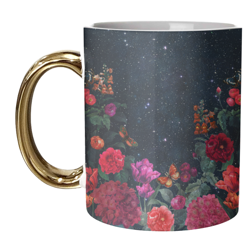 MIDNIGHT FLORAL - unique mug by PEARL & CLOVER