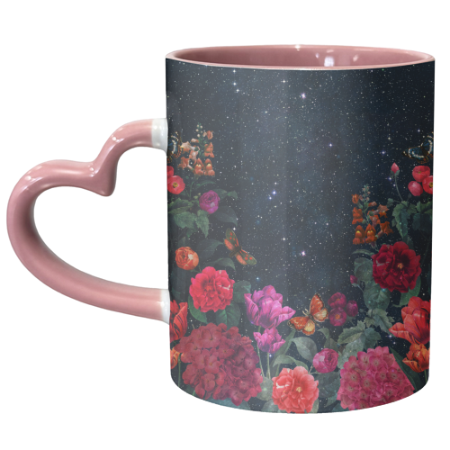 MIDNIGHT FLORAL - unique mug by PEARL & CLOVER