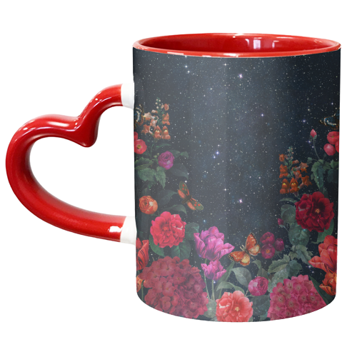 MIDNIGHT FLORAL - unique mug by PEARL & CLOVER