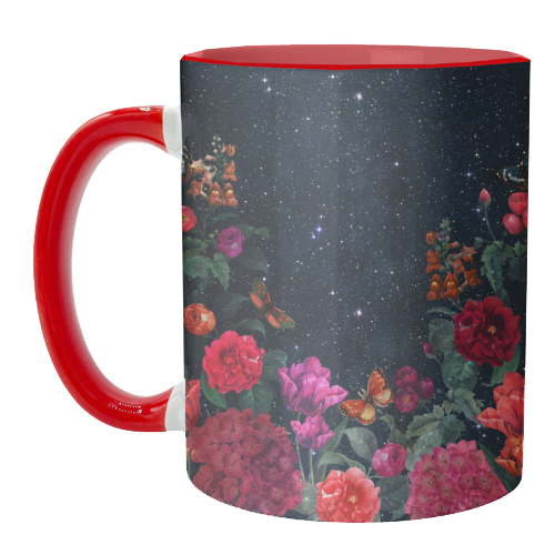 MIDNIGHT FLORAL - unique mug by PEARL & CLOVER
