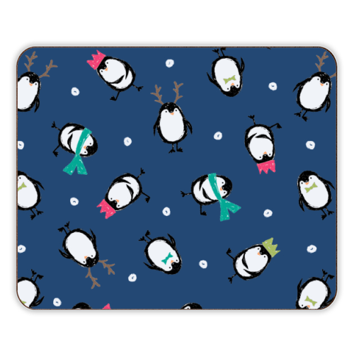CUTE PENGUINS - designer placemat by PEARL & CLOVER