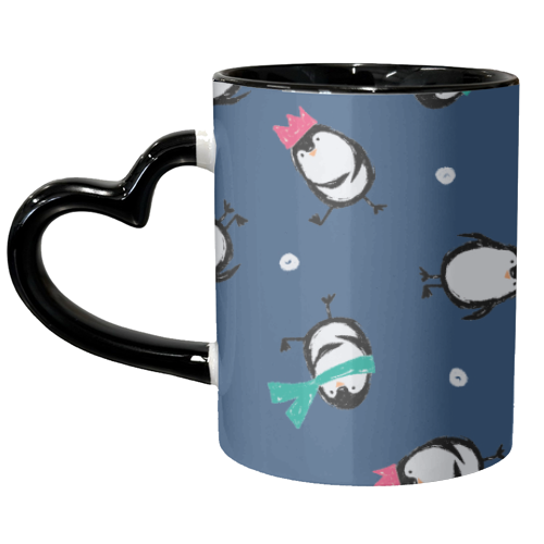 CUTE PENGUINS - unique mug by PEARL & CLOVER