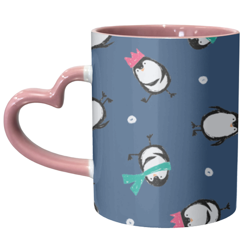 CUTE PENGUINS - unique mug by PEARL & CLOVER