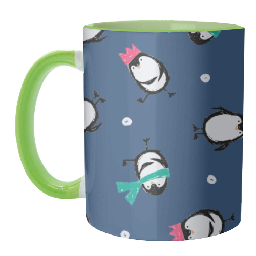 CUTE PENGUINS - unique mug by PEARL & CLOVER