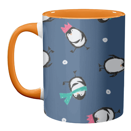 CUTE PENGUINS - unique mug by PEARL & CLOVER