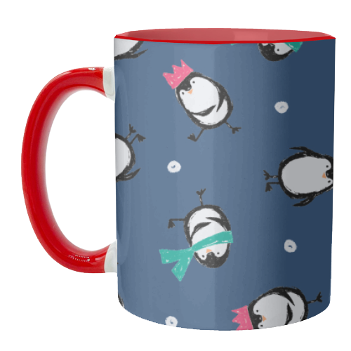 CUTE PENGUINS - unique mug by PEARL & CLOVER