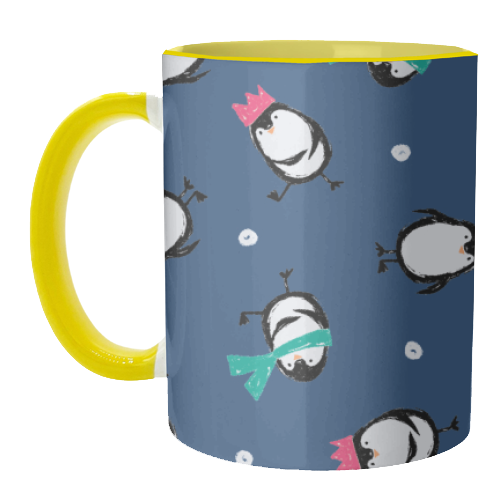 CUTE PENGUINS - unique mug by PEARL & CLOVER