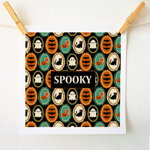 HALLOWEEN FRAMES - A1 - A4 art print by PEARL & CLOVER