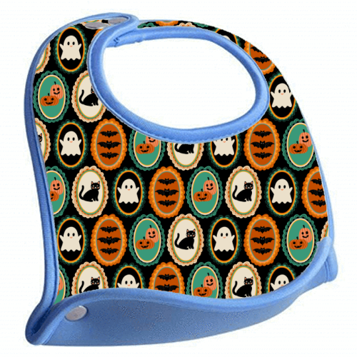 HALLOWEEN FRAMES - feeding bib by PEARL & CLOVER