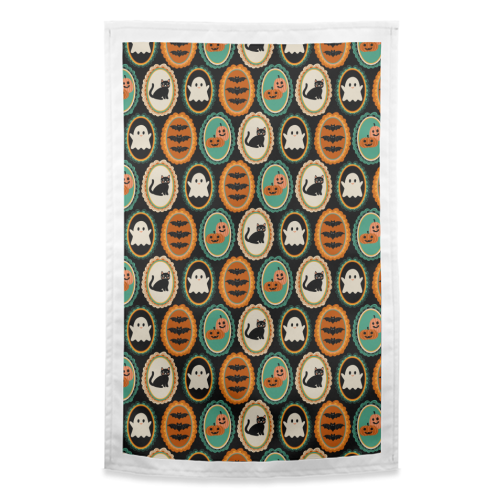 HALLOWEEN FRAMES - funny tea towel by PEARL & CLOVER