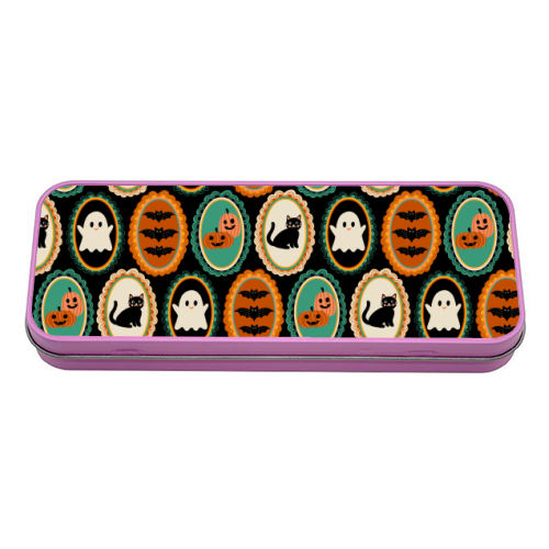 HALLOWEEN FRAMES - tin pencil case by PEARL & CLOVER