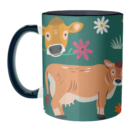 Jersey Cow - unique mug by Lauren Radley