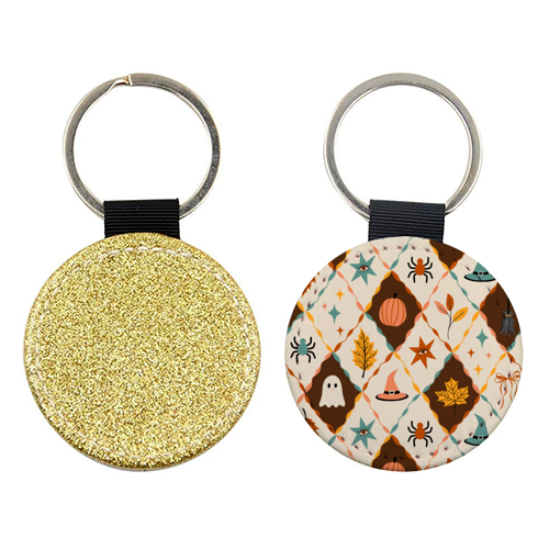 HARLEQUIN HALLLOWEEN - keyring by PEARL & CLOVER
