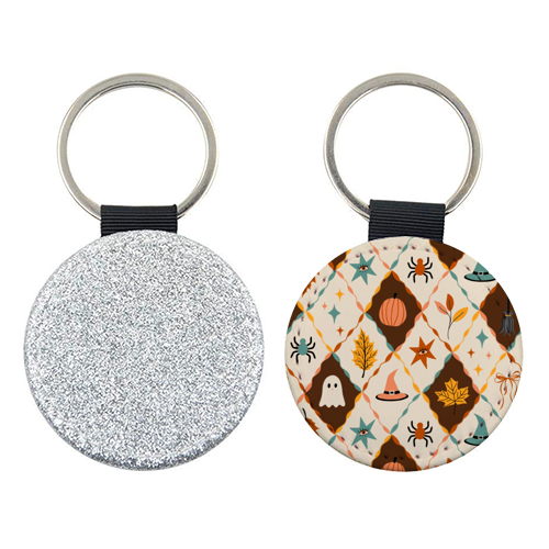 HARLEQUIN HALLLOWEEN - keyring by PEARL & CLOVER