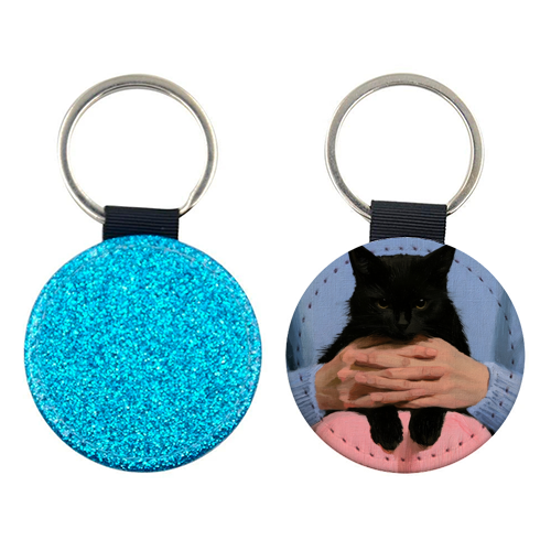 Cat on my laps - keyring by DejaReve