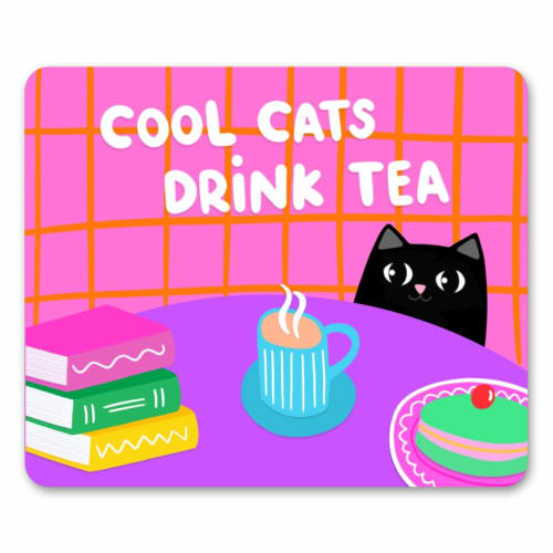 Cats Drink Tea - mouse mat by The Paper Tail