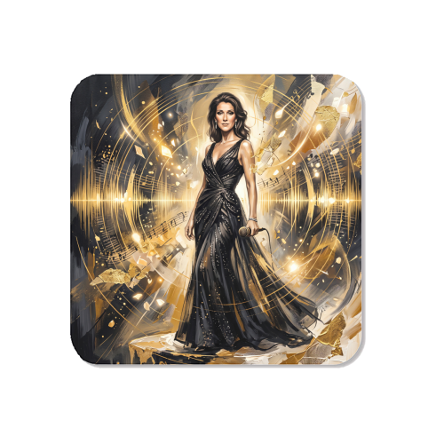 Celine D Music Legend Art - Magnet by haris kavalla