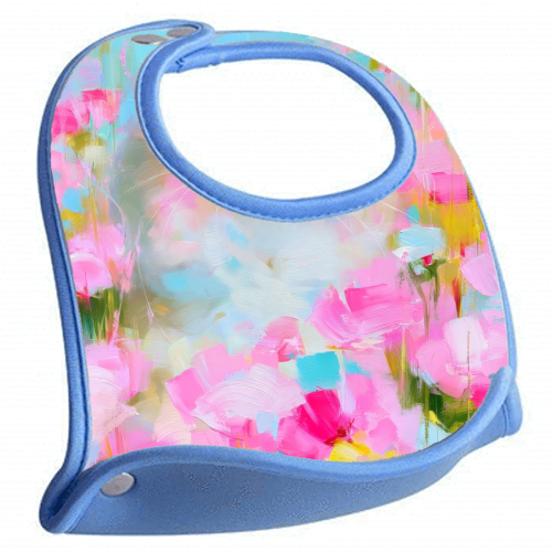 Cute orange kitty - feeding bib by DejaReve