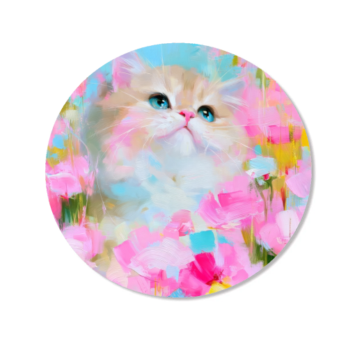 Cute orange kitty - Magnet by DejaReve