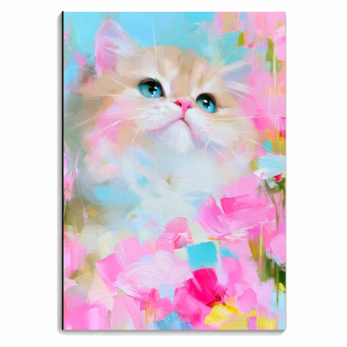 Cute orange kitty - personalised A4, A5, A6 notebook by DejaReve