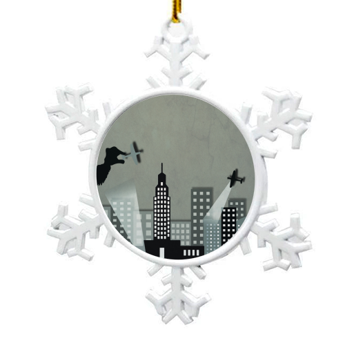 King Kong  - snowflake decoration by Cassia Friello