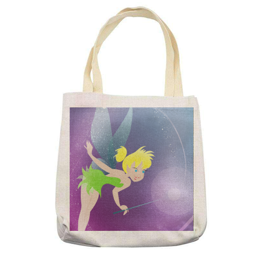 Think Happy Thoughts... - printed tote bag by Amy Lewis