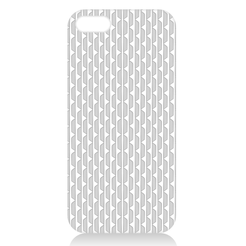 Grey Blocks - unique phone case by Natalie North