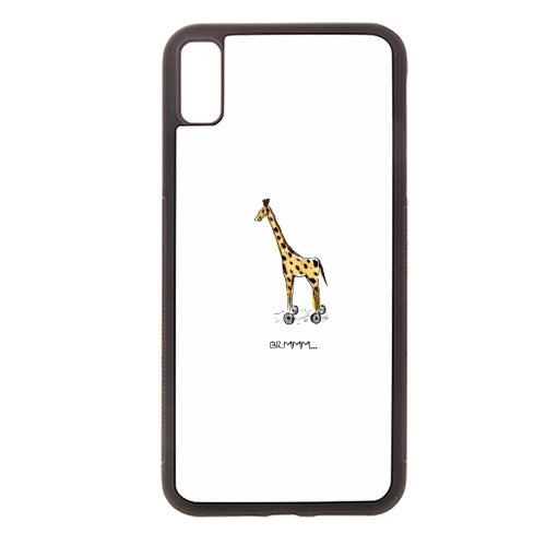 Giraffe on Wheels - Stylish phone case by Ross Jardine