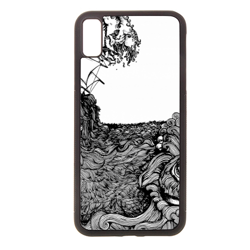 Drowning man - Stylish phone case by Redmegreen