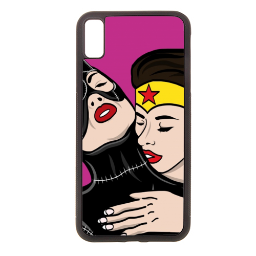 I kissed a cat and i like it! - Stylish phone case by ainsley wilson