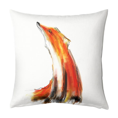 Wise Fox - designed cushion by James Jefferson Peart