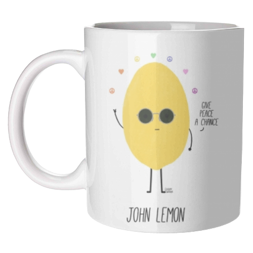 John Lemon - unique mug by Leeann Walker