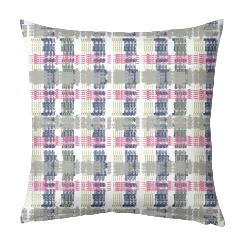 Check 2 - designed cushion by Julia Barstow