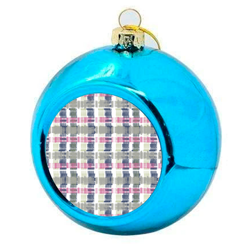 Check 2 - colourful christmas bauble by Julia Barstow