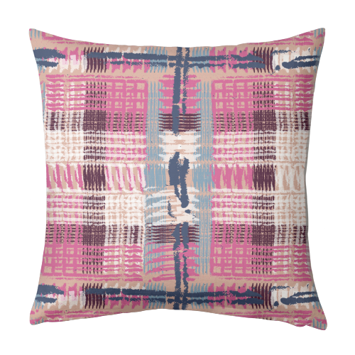 Check - designed cushion by Julia Barstow