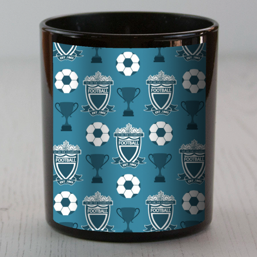 Football - scented candle by sam keeley