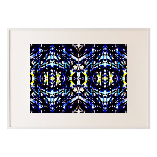 Doodle Abstract  - framed poster print by Ellie Kennedy