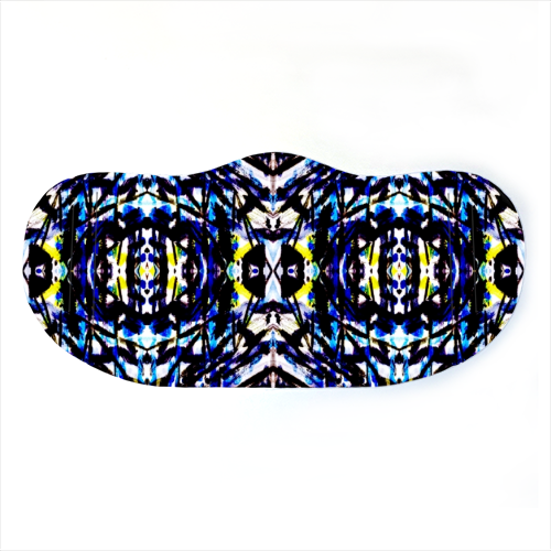 Doodle Abstract  - face cover mask by Ellie Kennedy