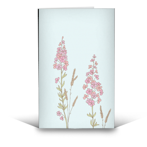 Flowers in Norway - funny greeting card by Emma Margaret
