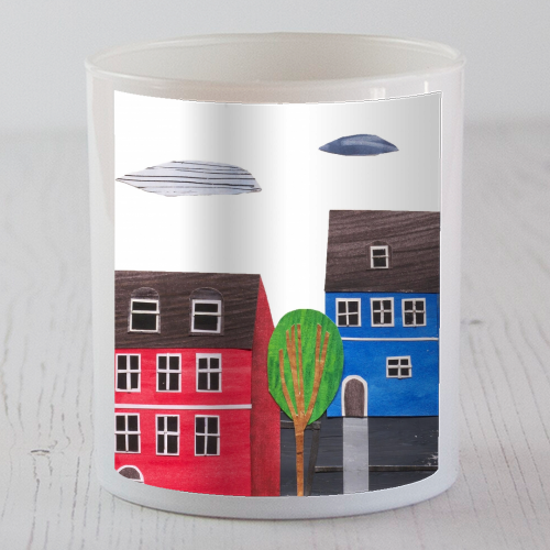 My little town - scented candle by Ida Kortelainen