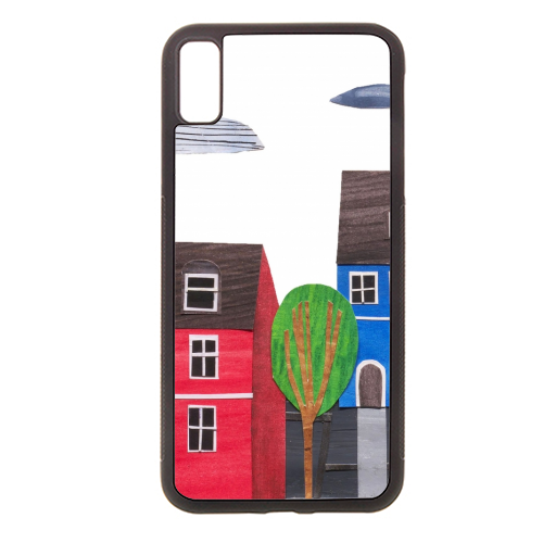 My little town - stylish phone case by Ida Kortelainen