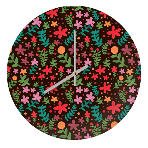 The Sweet Spring - quirky wall clock by Haidi Shabrina