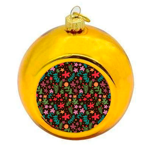 The Sweet Spring - colourful christmas bauble by Haidi Shabrina