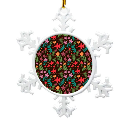 The Sweet Spring - snowflake decoration by Haidi Shabrina