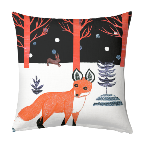 magical forest - designed cushion by Ida Kortelainen