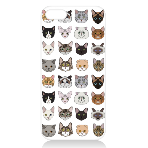 Cats - unique phone case by Kitty & Rex Designs