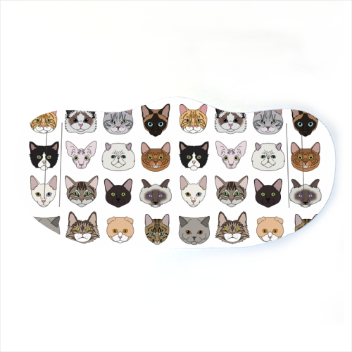 Cats - face cover mask by Kitty & Rex Designs