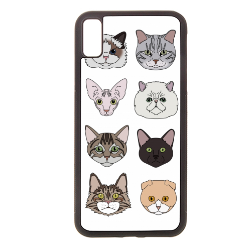 Cats - Stylish phone case by Kitty & Rex Designs