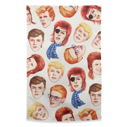 Fabulous Bowie - funny tea towel by Helen Green