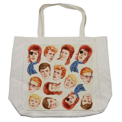 Fabulous Bowie - cool beach bag by Helen Green